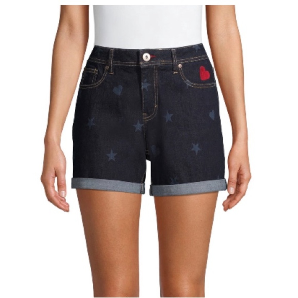 EV1 denim shorts